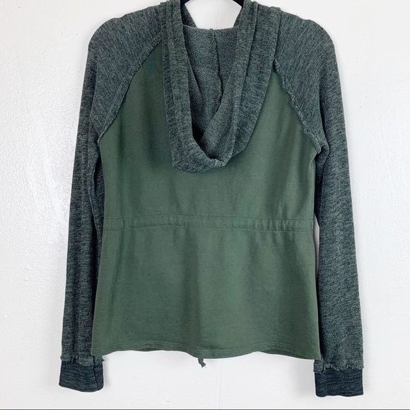 Altar’d State green gray hooded zip up jacket - Picture 4 of 7